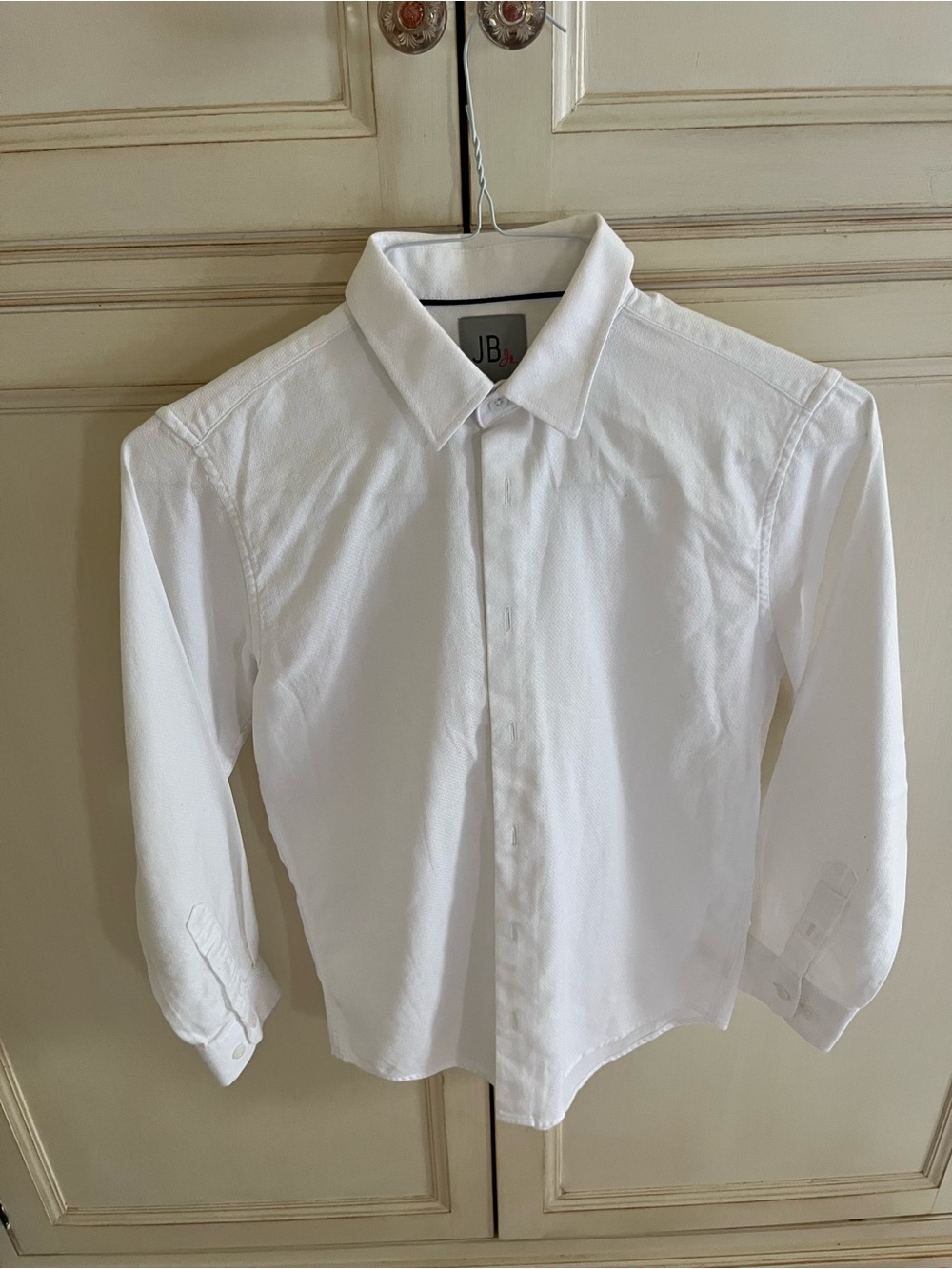 White Long-Sleeve Dress Shirt - Classic Fit